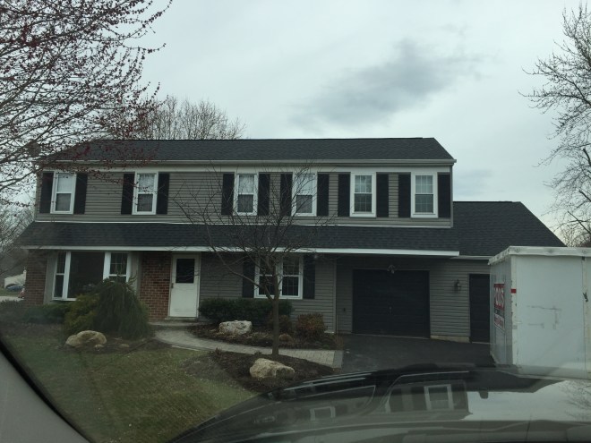 Farewell to my house April 1